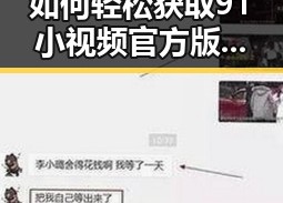 如何轻松获取91小视频官方版正版下载？详细指南带你入门