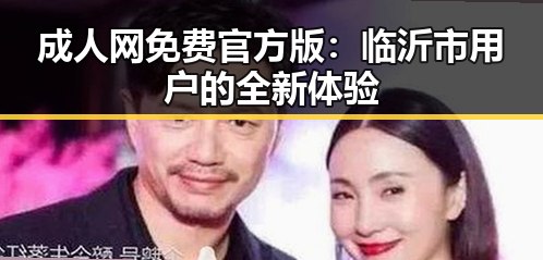 成人网免费官方版:临沂市用户的全新体验